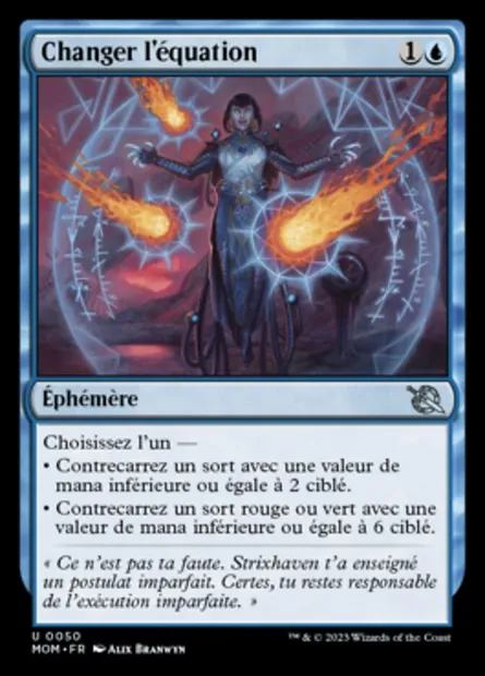 Changer l'équation, carte Magic MOM 50 — extension L'invasion des machines