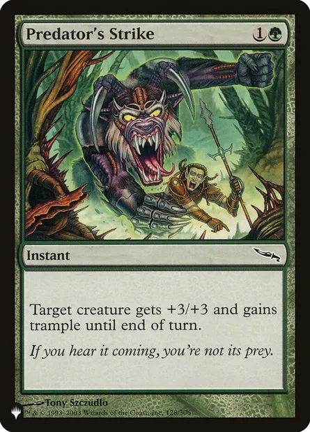 Predator's Strike, Magic card PLST MRD-128 — The List set