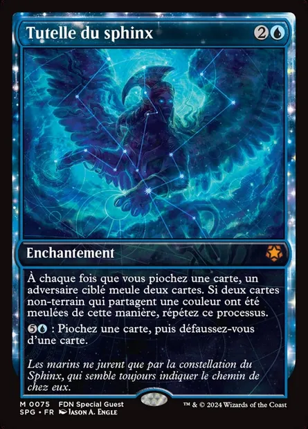 Tutelle du sphinx, carte Magic SPG 75 — extension Special Guests