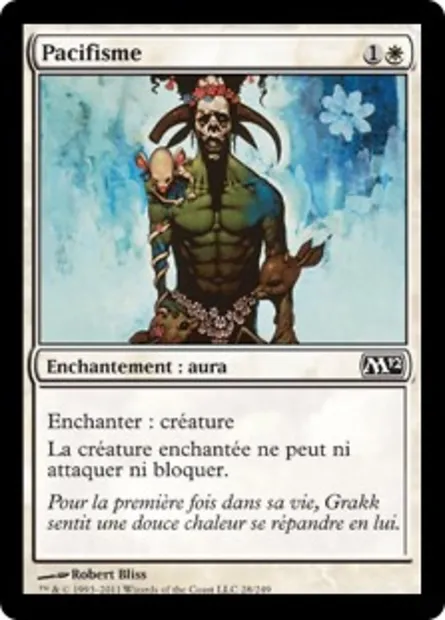 Pacifisme, carte Magic M12 28 — extension Magic 2012