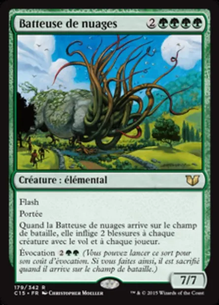 Batteuse de nuages, carte Magic C15 179 — extension Commander 2015