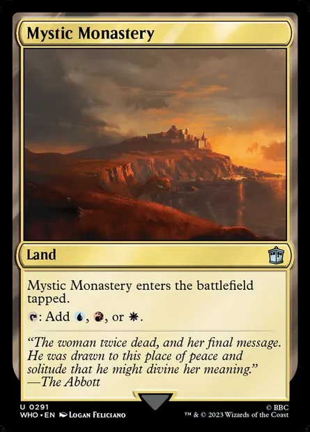 Mystic Monastery, Magic card WHO 291 — Doctor Who set