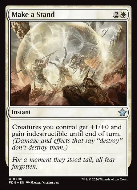 Prise de position, carte Magic FDN 708 — extension Foundations