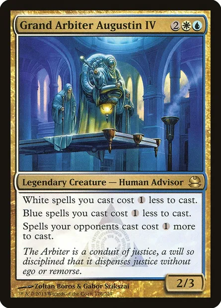 Grand Arbiter Augustin IV, Magic card MMA 176 — Modern Masters set
