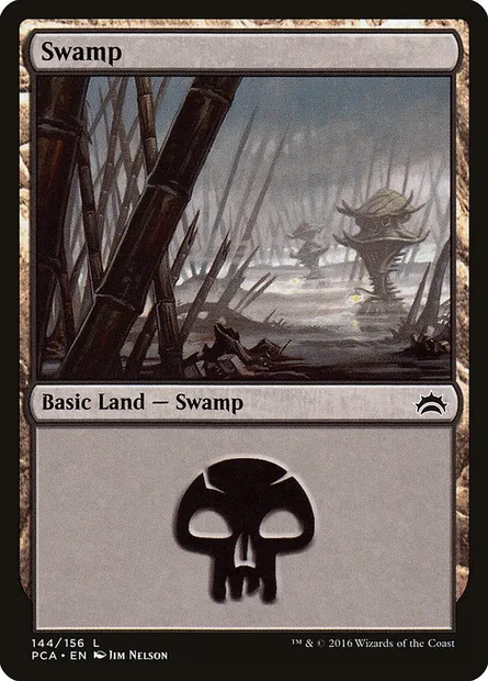 Marais, carte Magic PCA 144 — extension Planechase Anthology