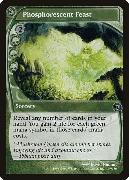 Phosphorescent Feast, Magic card FUT 149 — Future Sight set