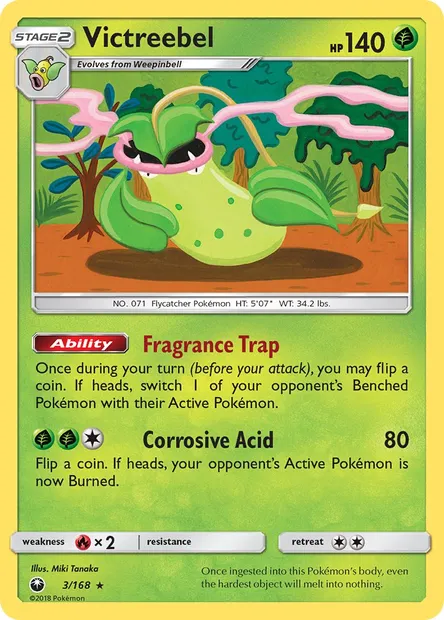 Victreebel, Pokémon card CES 3 — Celestial Storm set