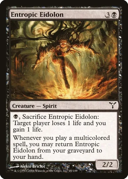 Entropic Eidolon, Magic card DIS 45 — Dissension set