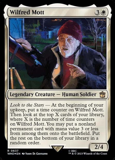 Wilfred Mott, Magic card WHO 637 — Doctor Who set