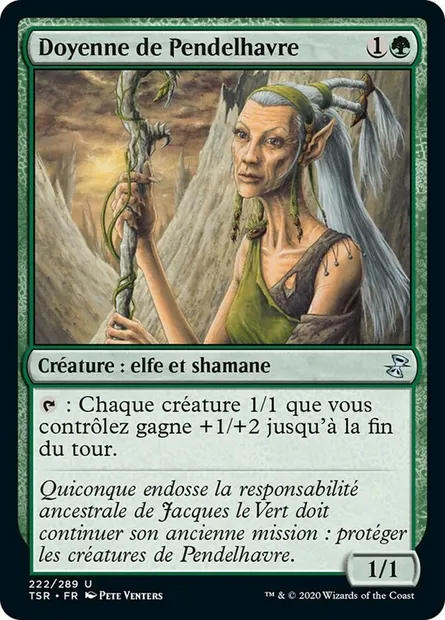 Doyenne de Pendelhavre, carte Magic TSR 222 — extension Spirale Temporelle Remastered