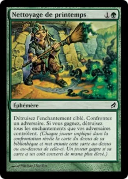 Nettoyage de printemps, carte Magic LRW 236 — extension Lorwyn