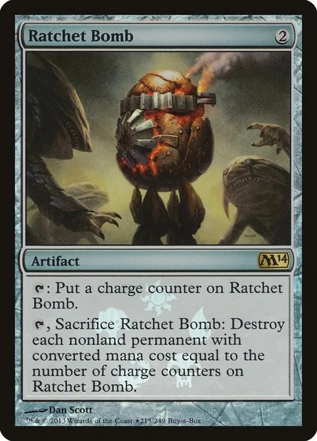Bombe à rochet, carte Magic PM14 215★ — extension Magic 2014 Promos