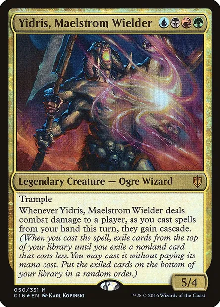 Yidris, Maelstrom Wielder, Magic card C16 50 — Commander 2016 set