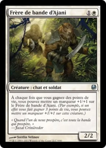 Frère de bande d'Ajani, carte Magic DDH 9 — extension Duel Decks: Ajani vs. Nicol Bolas