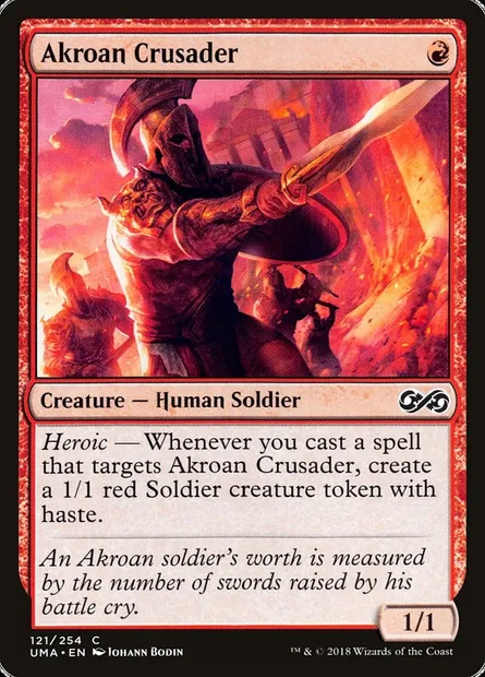 Akroan Crusader, Magic card UMA 121 — Ultimate Masters set