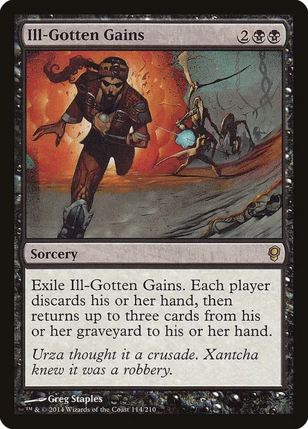 Ill-Gotten Gains, Magic card CNS 114 — Conspiracy set