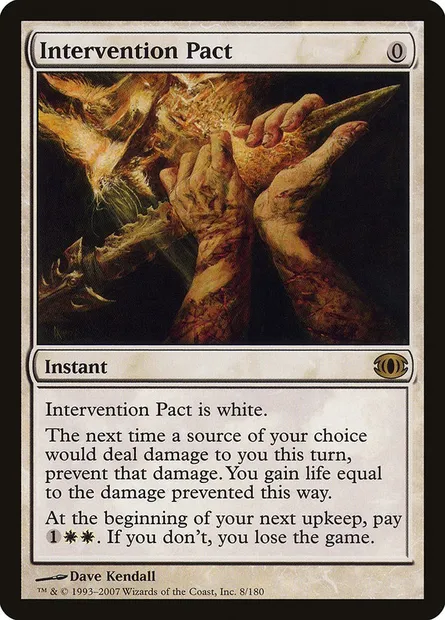Intervention Pact, Magic card FUT 8 — Future Sight set