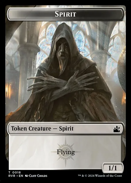 Spirit, Magic card TRVR 18 — Ravnica Remastered Tokens set