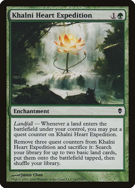 Khalni Heart Expedition, Magic card ZEN 167 — Zendikar set