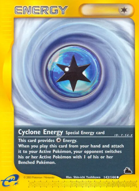 Cyclone Energy, Pokémon card SK 143 — Skyridge set