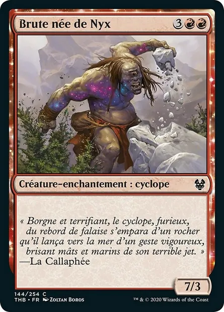 Brute née de Nyx, carte Magic THB 144 — extension Theros Beyond Death