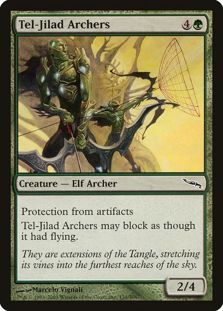 Tel-Jilad Archers, Magic card MRD 131 — Mirrodin set
