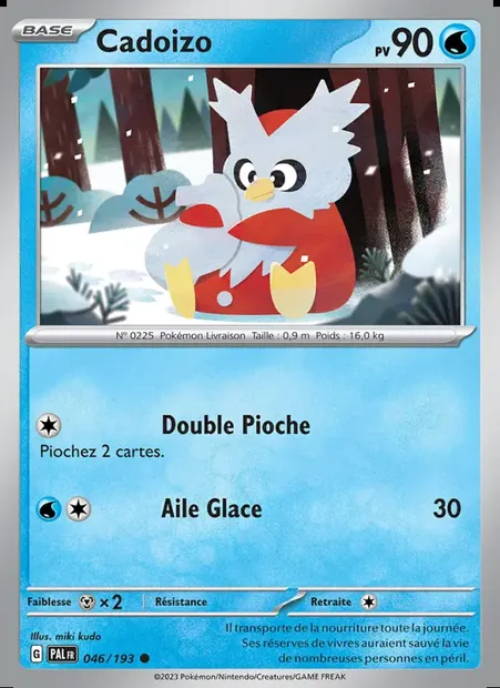 Cadoizo, carte Pokémon PAL 046 — extension Évolutions à Paldea