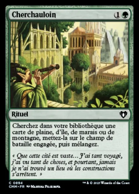 Cherchauloin, carte Magic CMM 894 — extension Commander Masters
