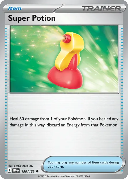 Super Potion, Pokémon card JTG 158 — Journey Together set