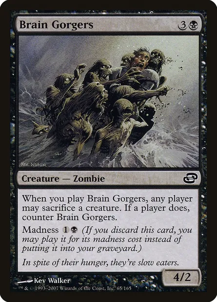 Brain Gorgers, Magic card PLC 65 — Planar Chaos set
