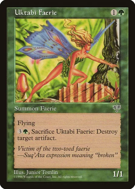 Fée de l'Ouktabi, carte Magic MIR 247 — extension Mirage