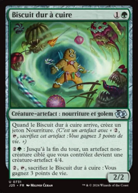 Biscuit dur à cuire, carte Magic J25 731 — extension Foundations Jumpstart