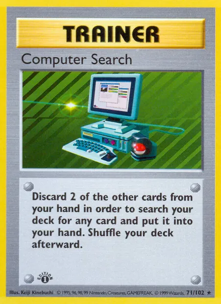 Computer Search, Pokémon card BS 71 — Base Set set