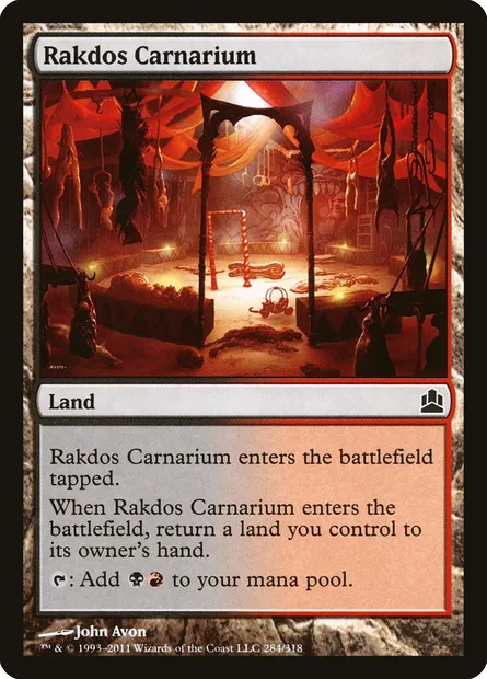 Rakdos Carnarium, Magic card CMD 284 — Commander 2011 set