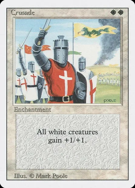 Crusade, Magic card 3ED 15 — Revised Edition set