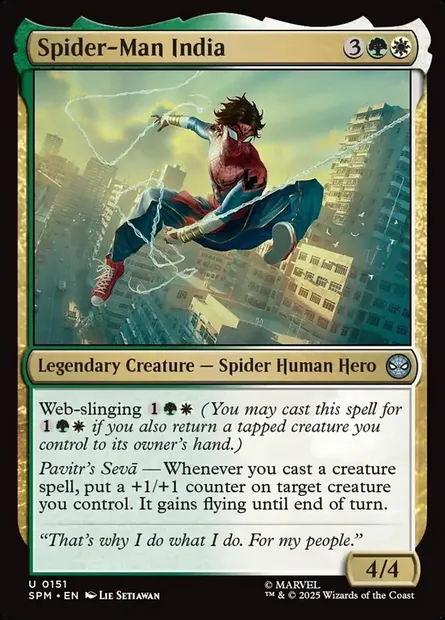 Spider-Man India, Magic card SPM 151 — Marvel's Spider-Man set