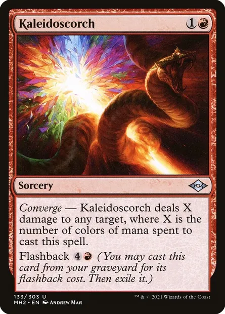 Kaleidoscorch, Magic card MH2 133 — Modern Horizons 2 set