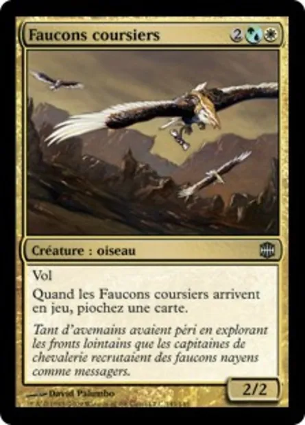 Faucons coursiers, carte Magic ARB 145 — extension La Renaissance d'Alara