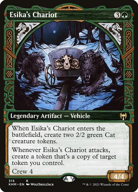 Esika's Chariot, Magic card KHM 315 — Kaldheim set