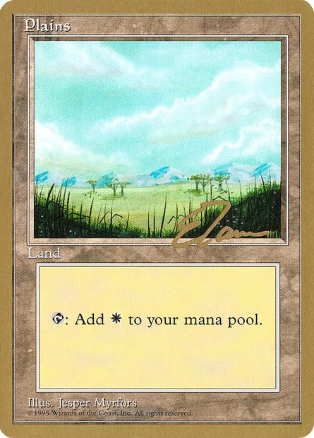 Plains, Magic card PTC et365 — Pro Tour Collector Set set