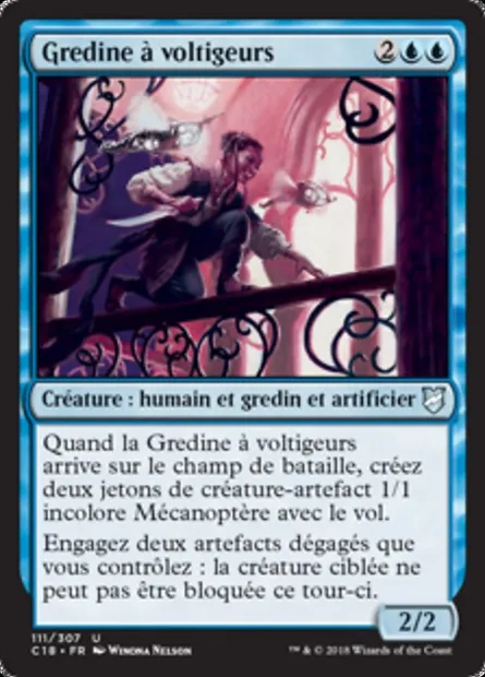 Gredine à voltigeurs, carte Magic C18 111 — extension Commander 2018