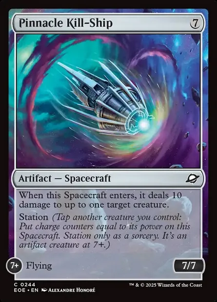 Pinnacle Kill-Ship, Magic card EOE 244 — Edge of Eternities set
