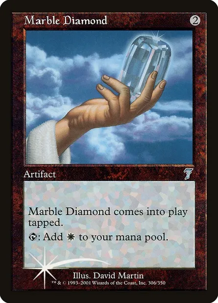 Marble Diamond, Magic card 7ED 306★ — Seventh Edition set