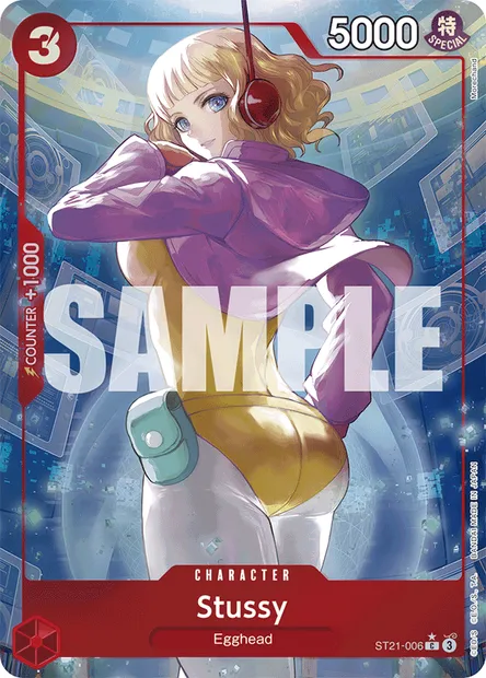 Stussy, One Piece card ST21-006 — GEAR5 set