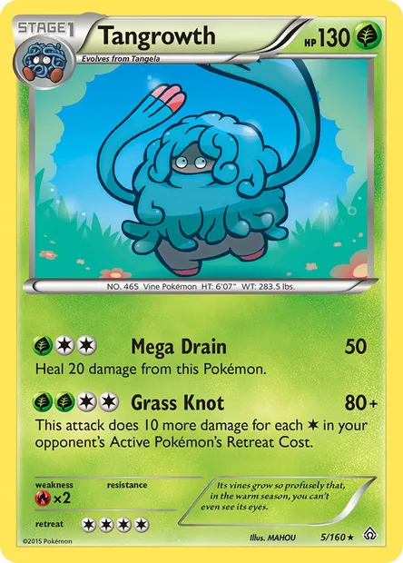Tangrowth, Pokémon card PRC 5 — Primal Clash set