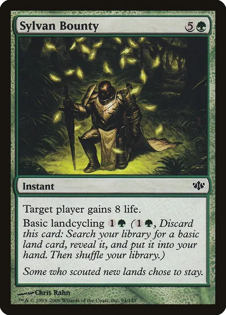 Sylvan Bounty, Magic card CON 94 — Conflux set