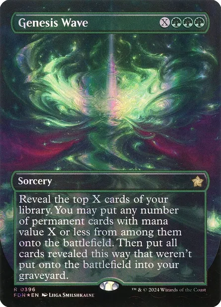 Genesis Wave, Magic card FDN 396 — Foundations set