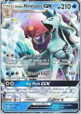 Alolan Ninetales GX, Pokémon card WCD17 022 — World Championship Decks 2017 set