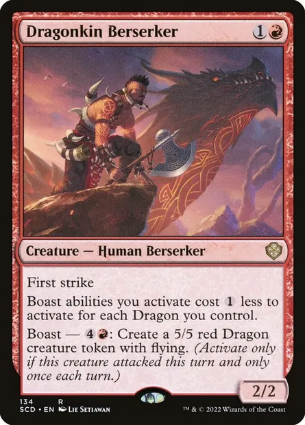 Dragonkin Berserker, Magic card SCD 134 — Starter Commander Decks set