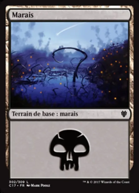Marais, carte Magic C17 302 — extension Commander 2017